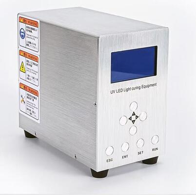 UV LED Spot Curing Lamp Single Channel 365nm Silver Housing Camera Module Lens Adhesive Bonding