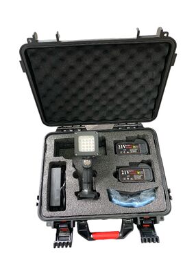 Luz de inspección UV recargable profesional para detección de fugas fluorescentes industriales, HVAC y automotrices