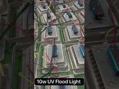 luz de inundación ULTRAVIOLETA 365nm de 10W 20W 30W para la decoración de la etapa ningún ozono