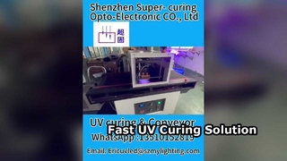 Sistema transportador de curado UV rápido Ahorro de energía