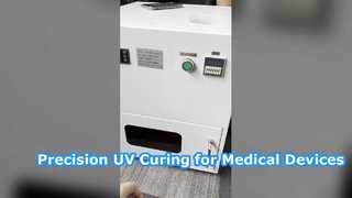 Cámara de curado LED UV de precisión para ensamblaje de dispositivos médicos