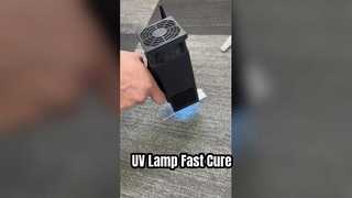 Reparación inteligente de resina de lámpara UV de mano de 60W 395nm y curado LED portátil